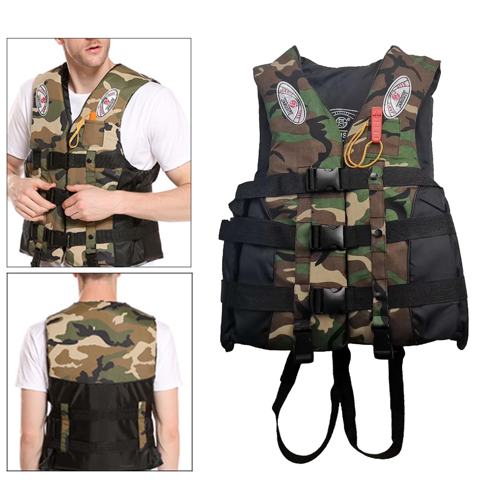 2xAdults Life Jacket Aid Vest Kayak Ski Buoyancy Fishing Sail Watersport L