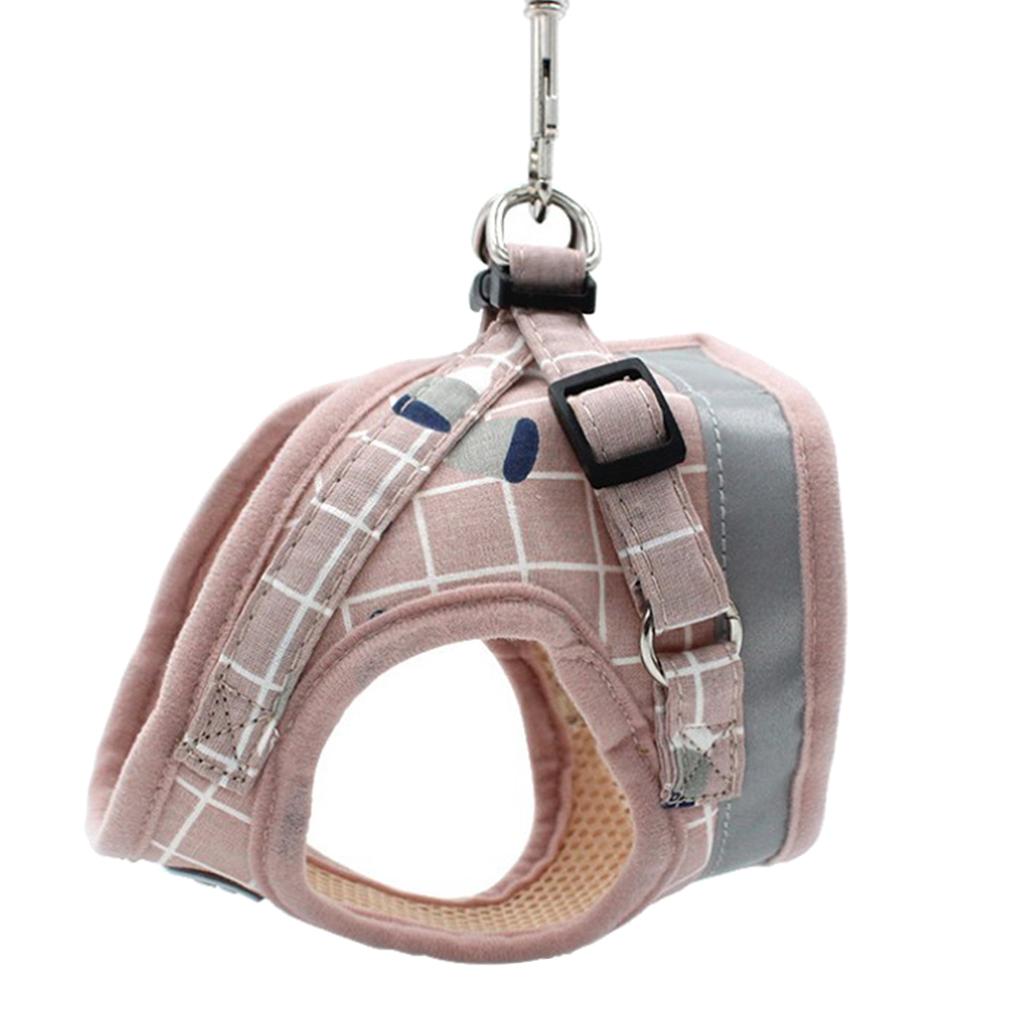 2x Breathable Dog Harness Vest Pet Harness For Small Medium Puppy Cats