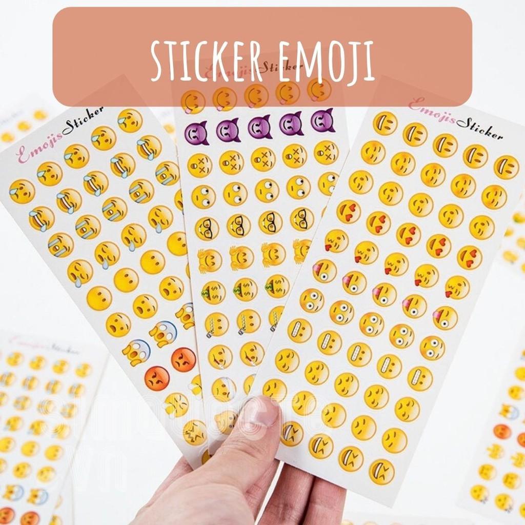 Bộ 660 Sticker hình dán Emoji đáng yêu ST30