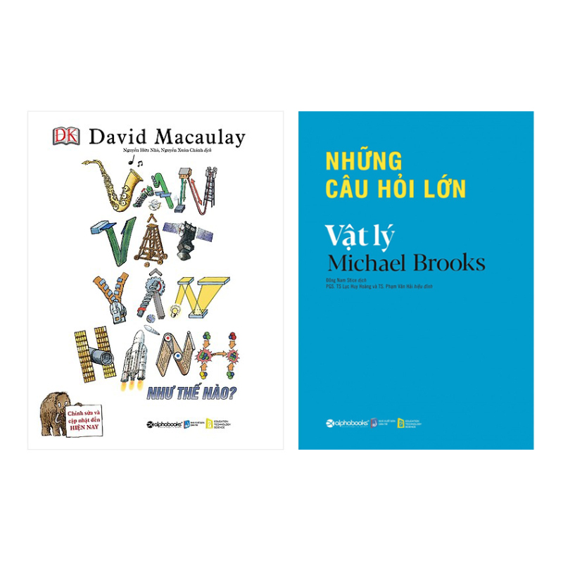 Combo Vạn Vật Vận Hành Như Thế Nào + Những Câu Hỏi Lớn - Vật Lý (2 cuốn)