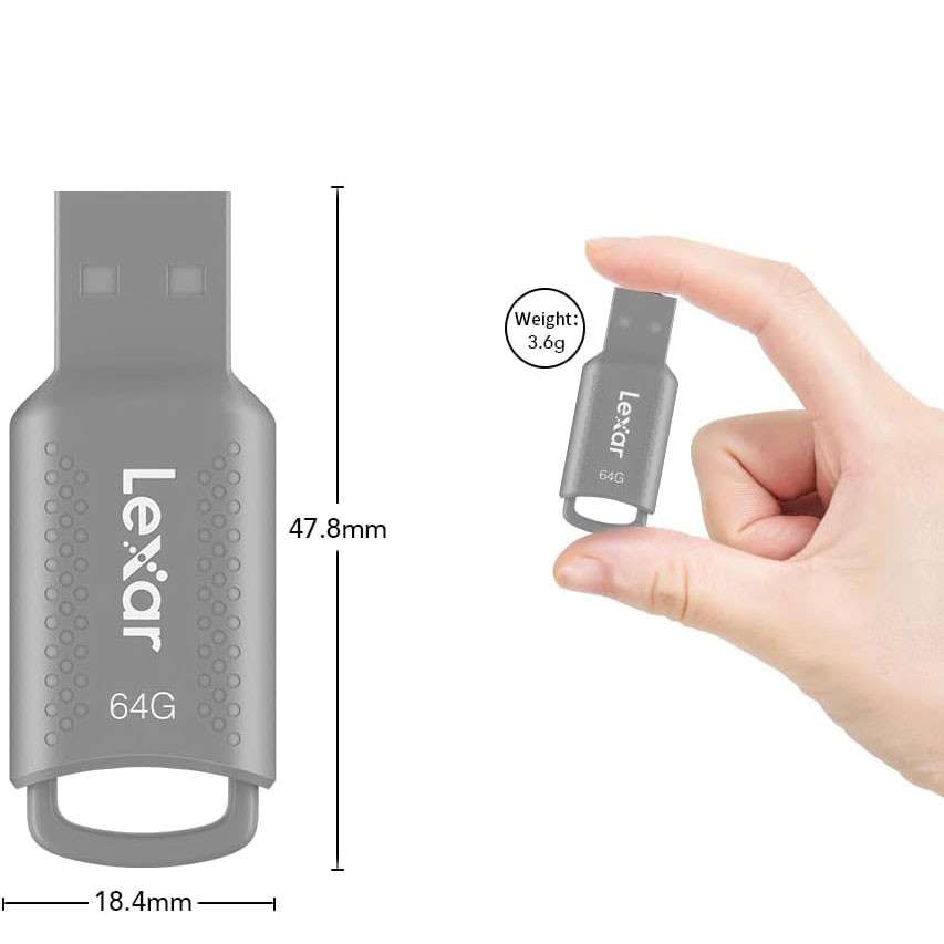 USB 3.0 Lexar JumpDrive V400 | Dung lượng 32GB / 64GB | Bảo hành 2 năm - Hàng Chính Hãng