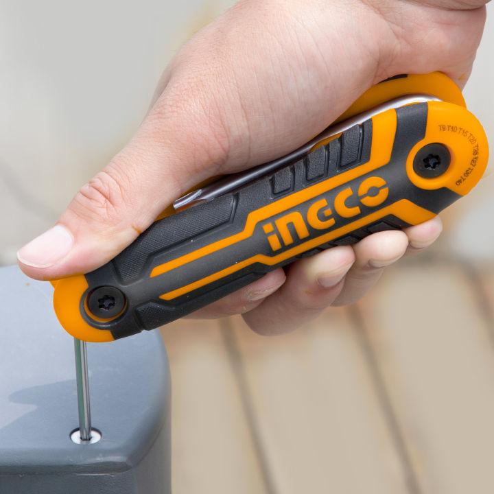 BỘ LỤC GIÁC SAO 8 MÓN HHK14083 INGCO - HÀNG CHÍNH HÃNG