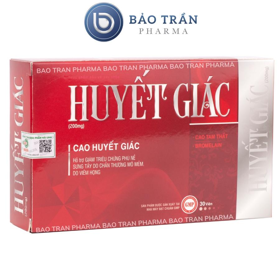 Viên uống Cao Huyết Giác giảm phù nề, sưng tấy do chấn thương mô mềm