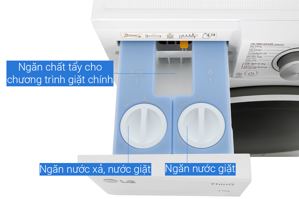 Máy giặt LG Inverter 11 kg FV1411S4WA - Hàng chính hãng- Giao tại Hà Nội