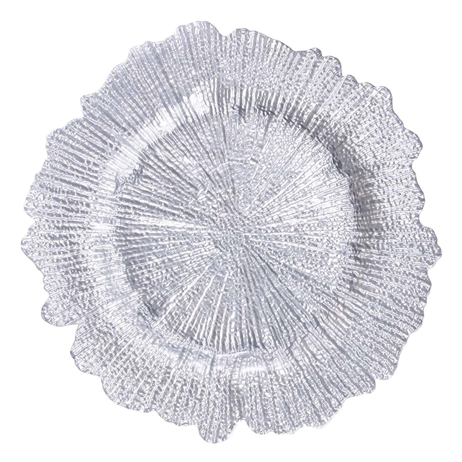 Glass Plate Decorative Tray Fruit Plate for Party Events Dinner Decor