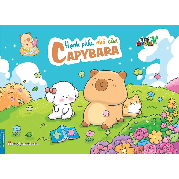 Sách Tô Màu - Capybara - Hạnh Phúc Nhỏ Của Capybara