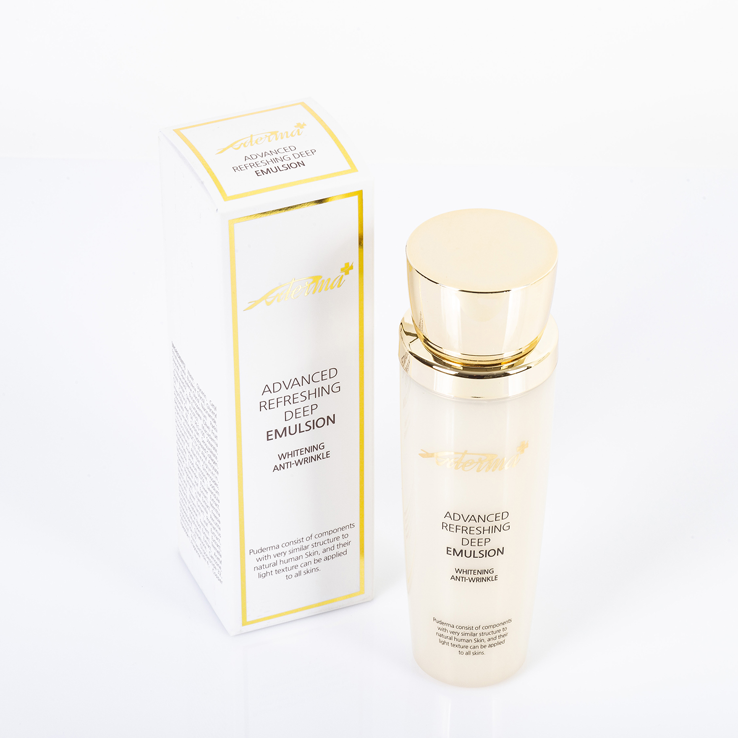 Sữa dưỡng Puderma khắc phục các vấn đề cho da như mụn, thâm sạm, giúp làm trắng da mặt và chống lão hóa