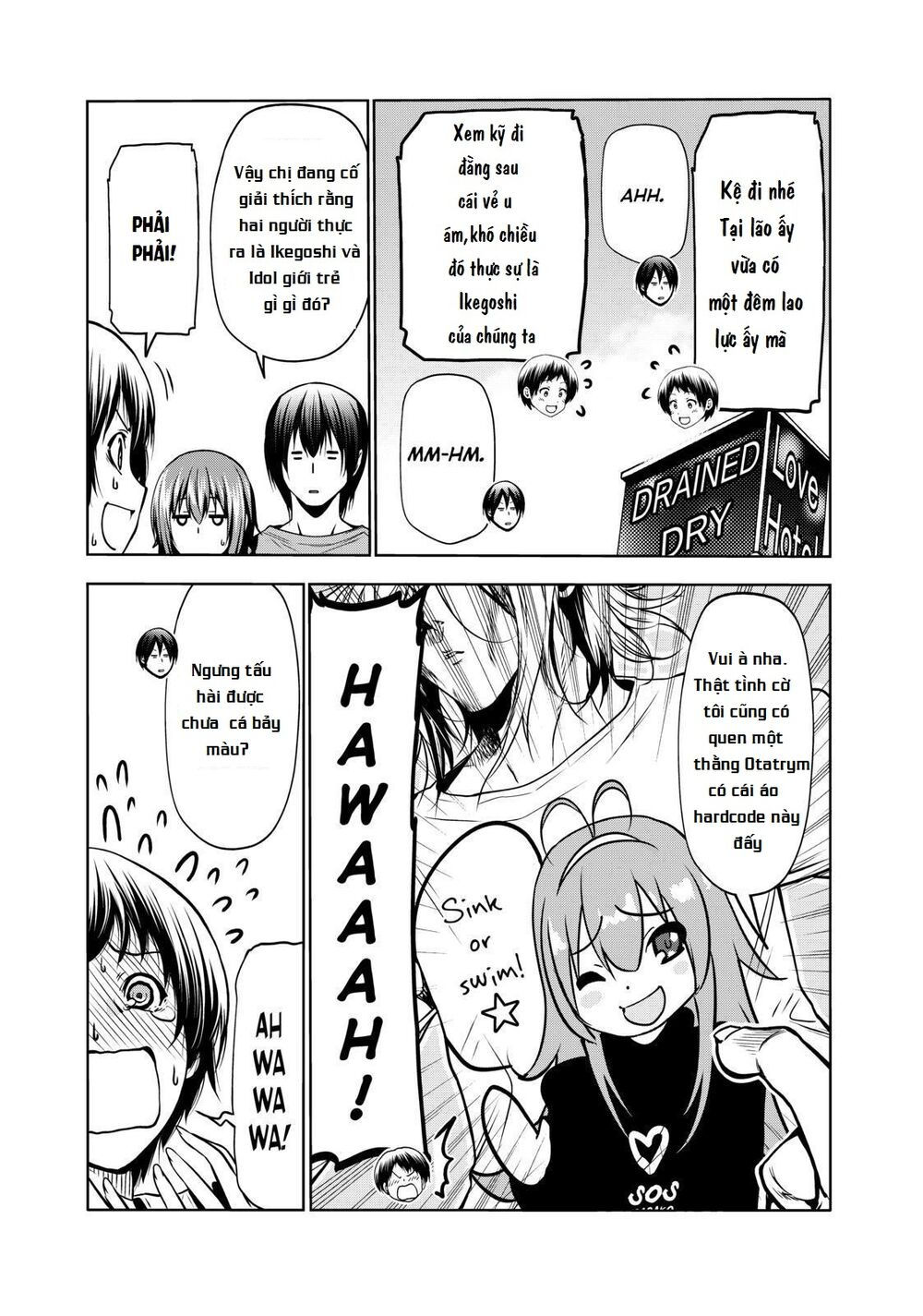 cô gái thích lặn - grand blue chapter 65 4