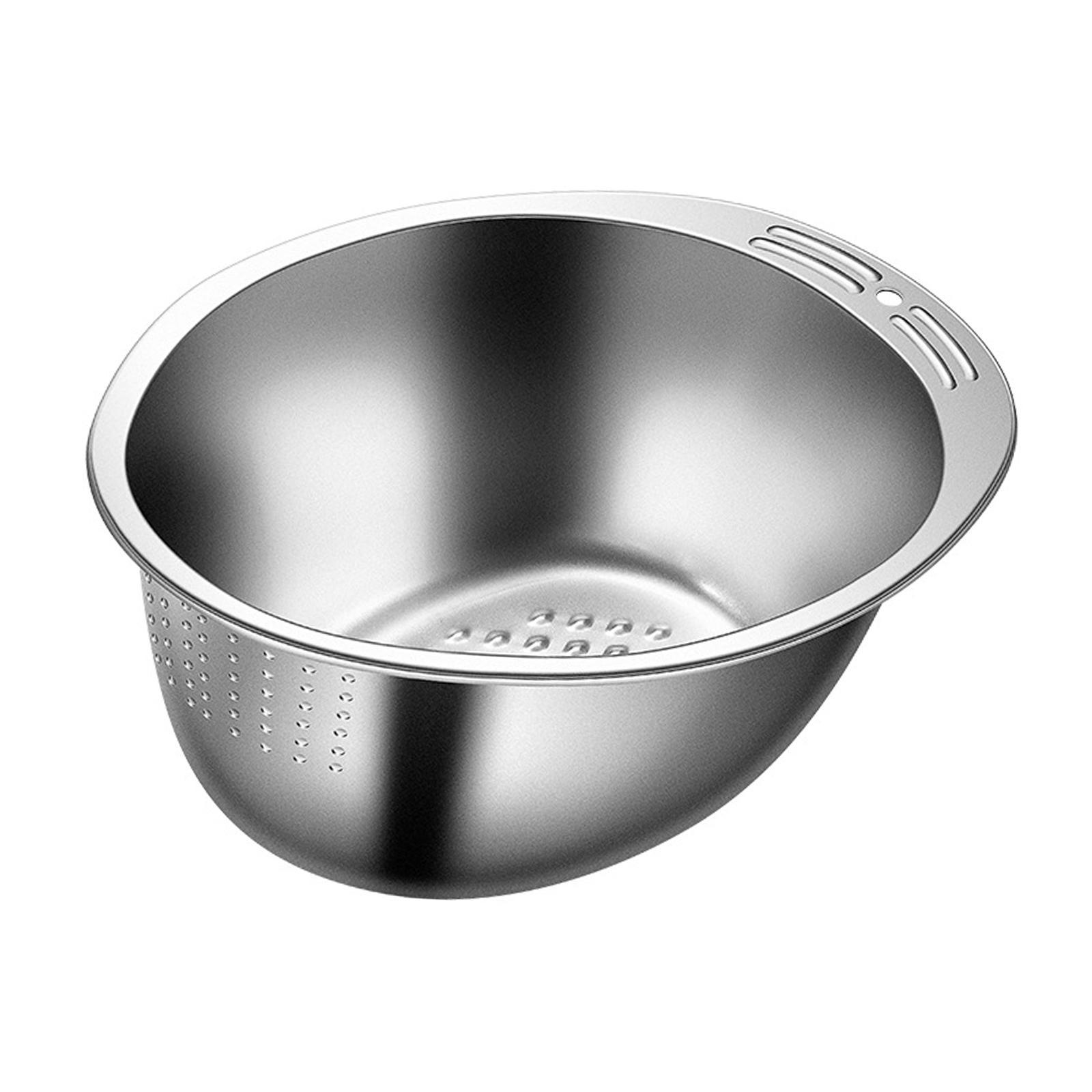 Kitchen Colander Strainer, Rice Strainer Basket , Food Cleaning Strainer