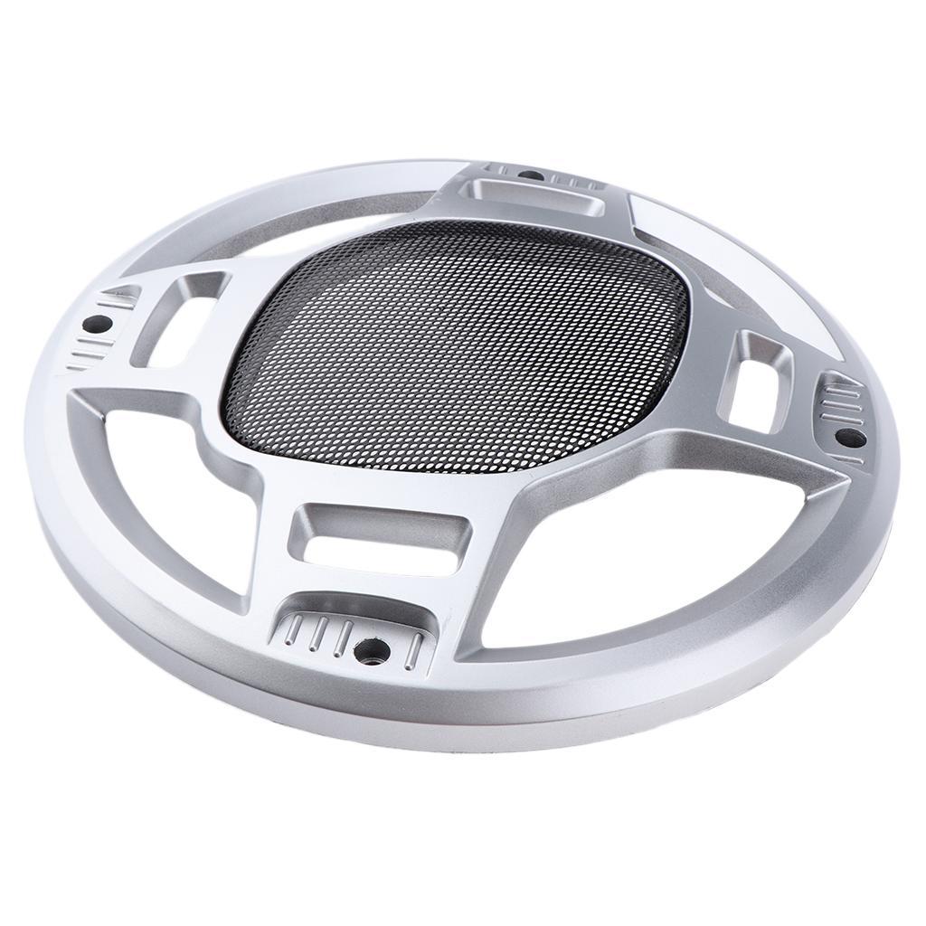 2Pcs 8" Speaker Cover Grille Car Audio Protective  Metal Mesh Part