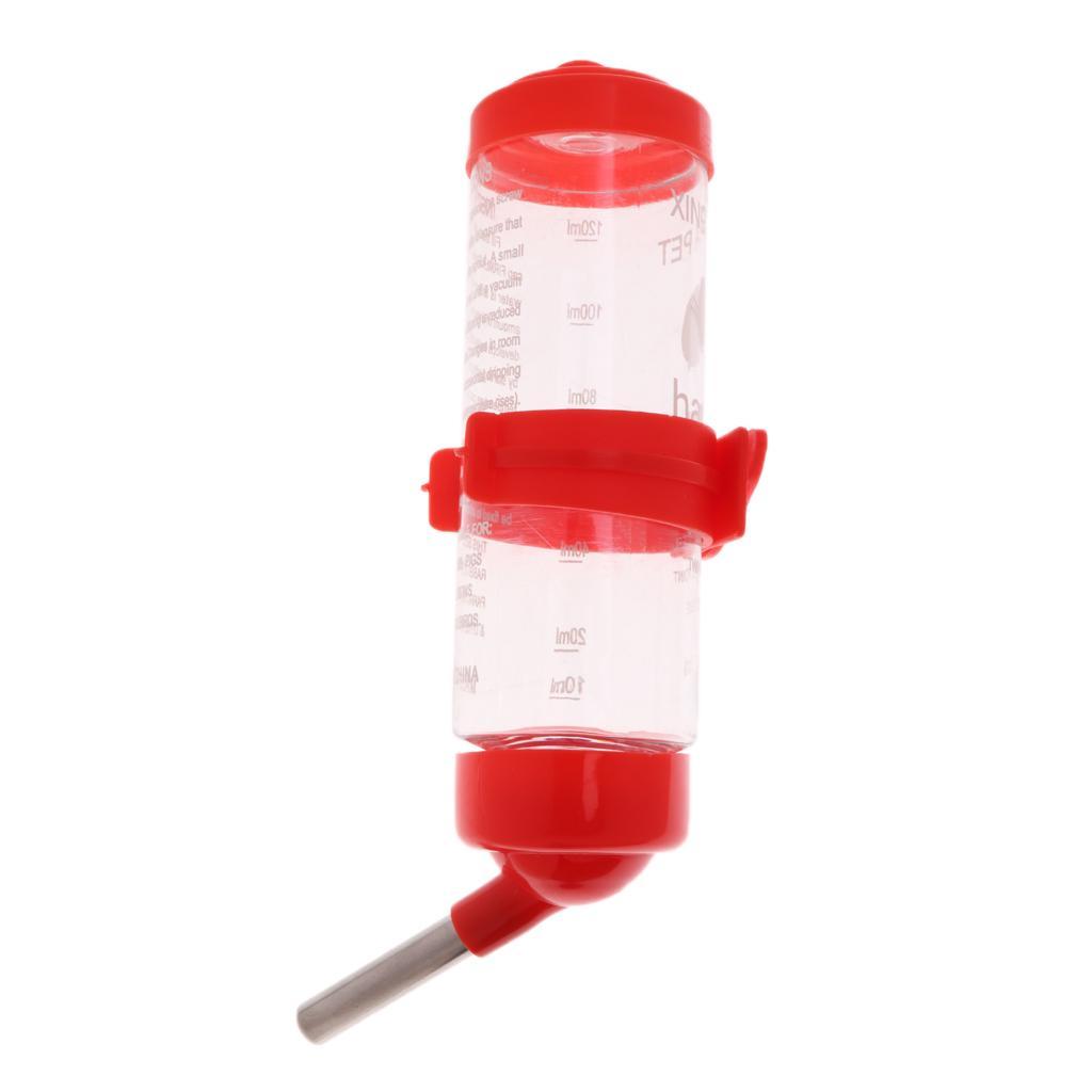 2x 125ml Pet? Drinking Water Bottle Water Feeder Drinking Dispenser