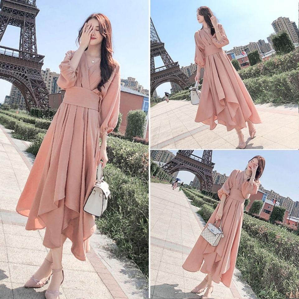 Đầm Hồng Ôm Eo Thời Trang Xuân Hè 2022 Mới Mẻ Cho Nữ