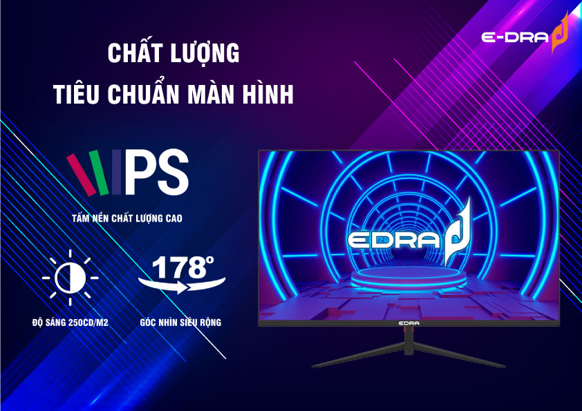 Màn Hình Gaming E-Dra EGM25F100 25 inch ( FHD/IPS/100Hz/1ms ) - Hàng Chính Hãng