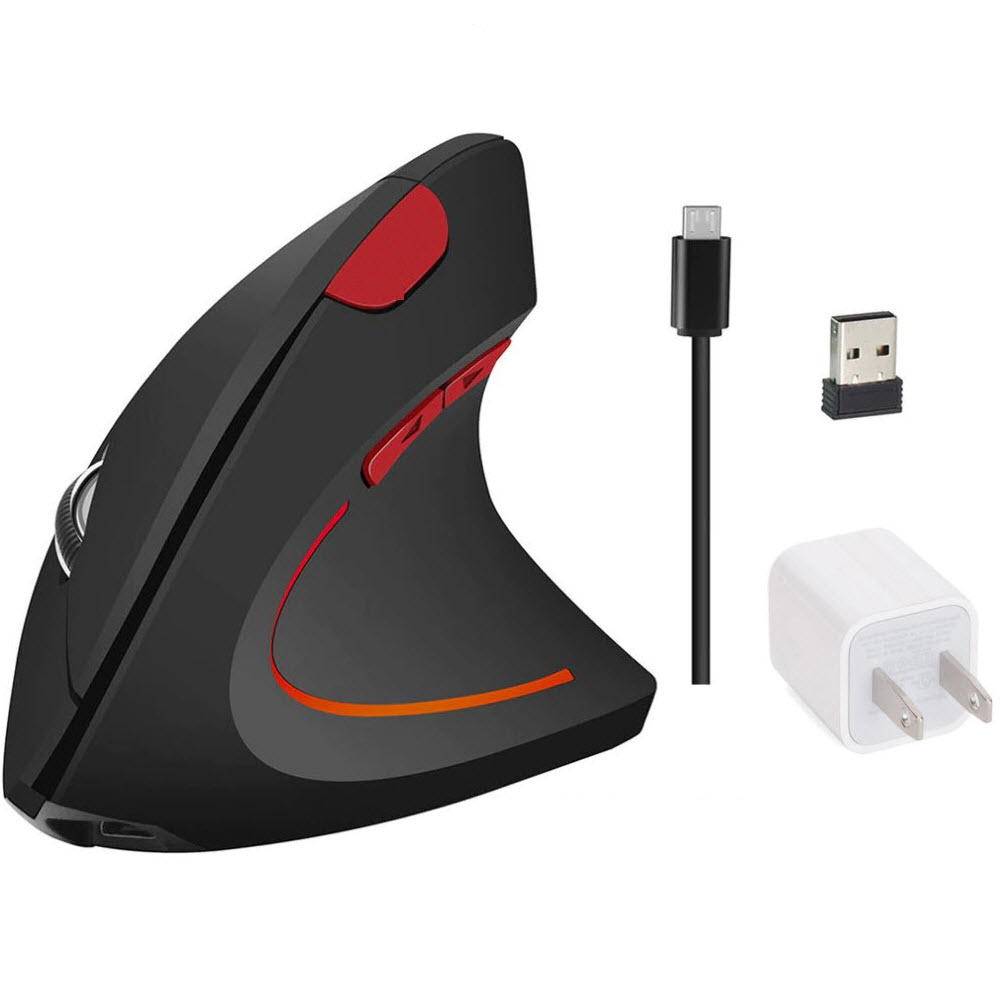 Kèm Củ Sạc Cao Cấp -  Chuột Không Dây Gaming 2.4G Thế Hệ Mới HXSJ T22 Chuyên Dùng Cho Các Game Thủ - Dùng pin sạc - Hàng Nhập Khẩu