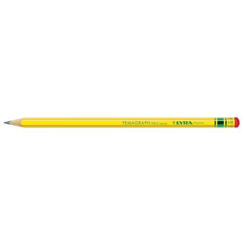 Bút chì đen Lyra Temagraph HB/2 - Vỉ 2 chiếc kèm gọt chì (Đức)
