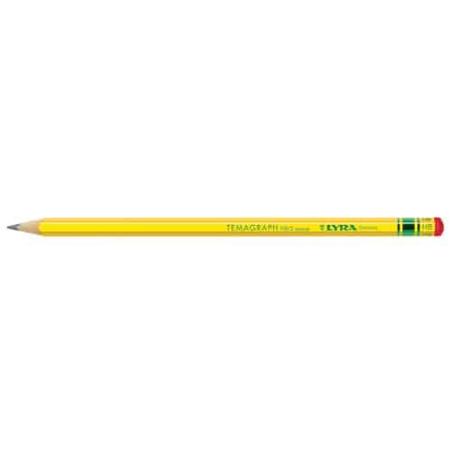 Bút chì đen Lyra Temagraph HB/2 - Vỉ 2 chiếc kèm gọt chì