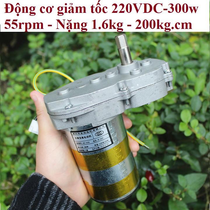 Động cơ giảm tốc có thể phát điện công suất tới 300w