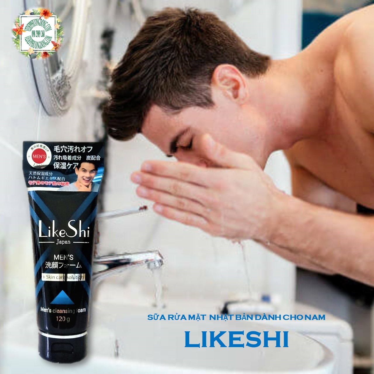 SỮA RỬA MẶT DÀNH CHO NAM LIKESHI CLEANSING FOAM 120G