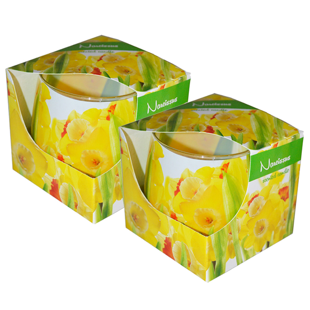 Combo 2 ly nến thơm tinh dầu Admit Narcissus 100g - thủy tiên vàng, nến trang trí, thơm phòng, thư giãn, khử mùi