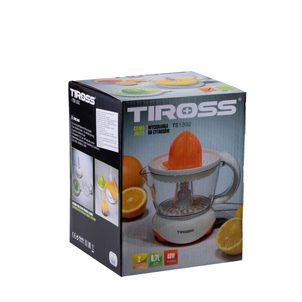 Máy Vắt Cam Tiross TS1392 (0.7L) - Cam - Hàng chính hãng