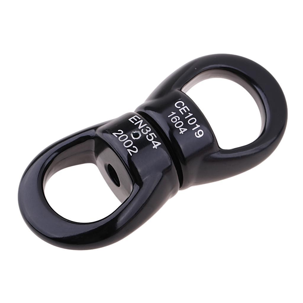 2pcs Swing Swivel, 30 KN Pulley, Rotational Device Hanging Accessory for Tree Swing, Aerial Dance, Hammock Chairs