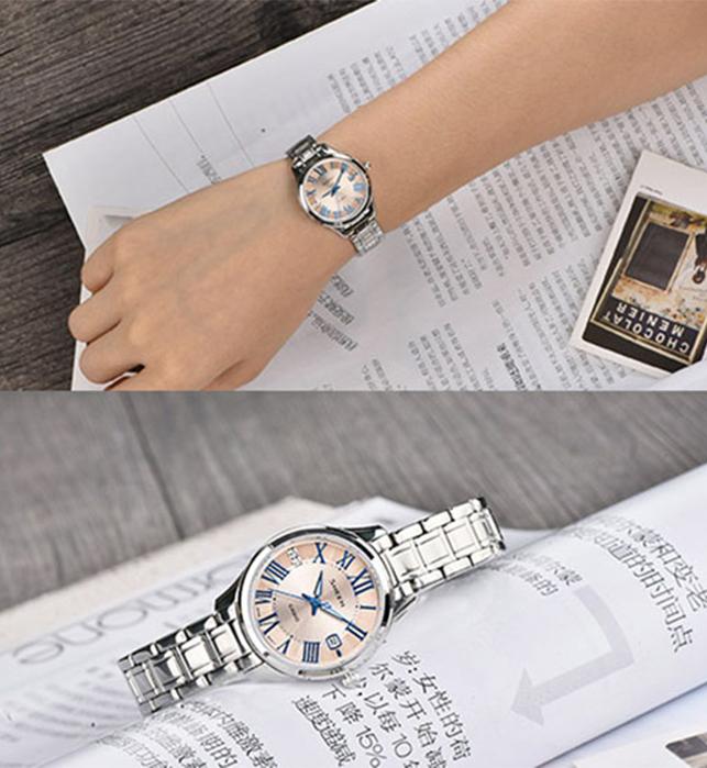 Đồng hồ Nữ Casio Sheen dây Kim loại SHE-4050D-9AUDR