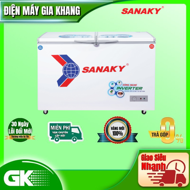 Tủ Đông Sanaky VH-3699W3 (270L) - Hàng Chính Hãng