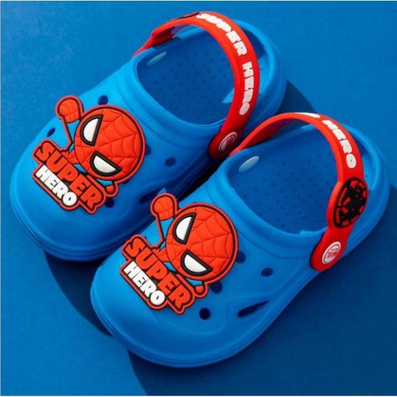 Cho Bé Dép sục Spiderman, Captain America, Công chúa Elsa chống trượt chống trơn cho bé trai, bé gái từ 2 đến 7 tuổi