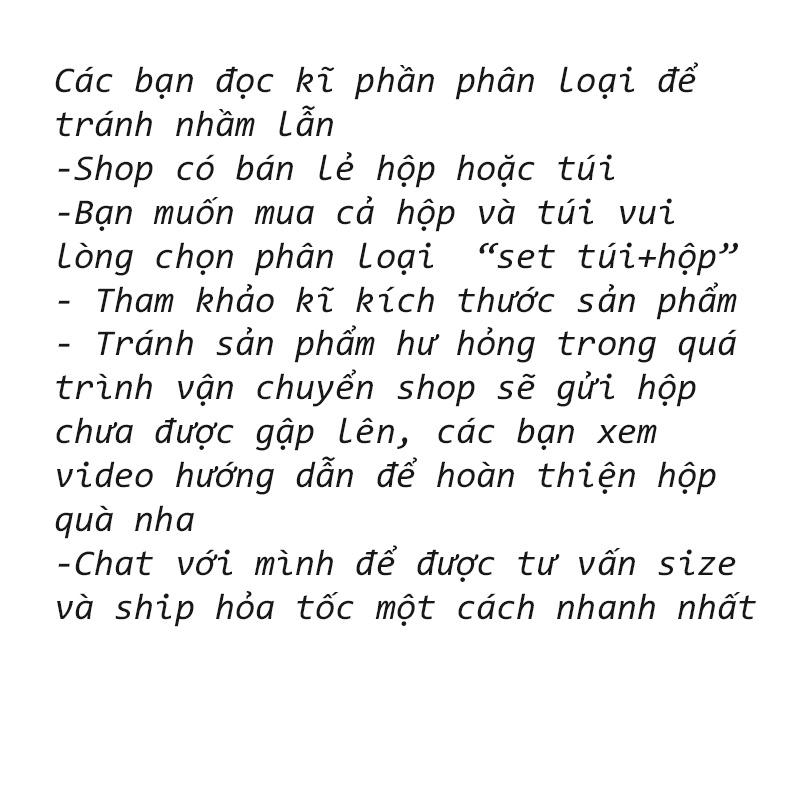 Set hộp túi giấy đựng quà tặng sang trọng hồng hạc tặng sinh nhật bạn gái bạn trai đối tác, valentine, ngày lễ có quai