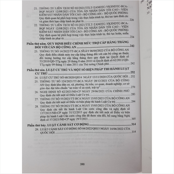 Sách Cẩm Nang Pháp Luật Dành Cho Ngành Công An Nhân Dân - V2142D