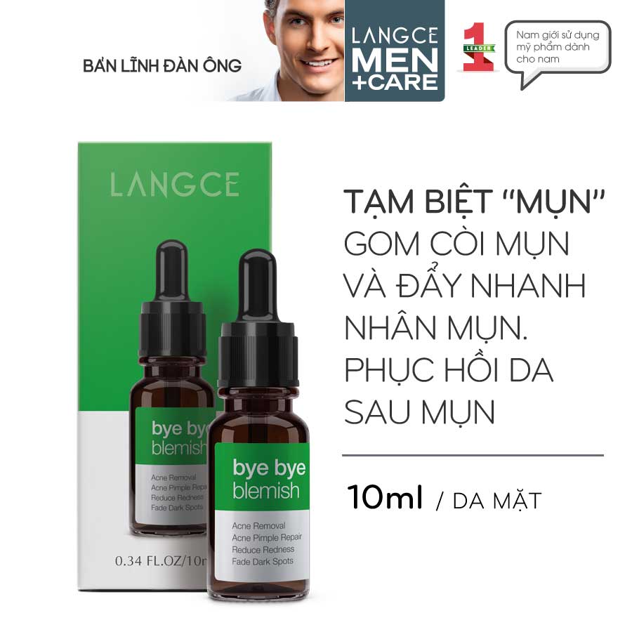 TẠM BIỆT MỤN BYE BYE BLEMISH for Acne 10ml LANGCE DÀNH CHO NAM