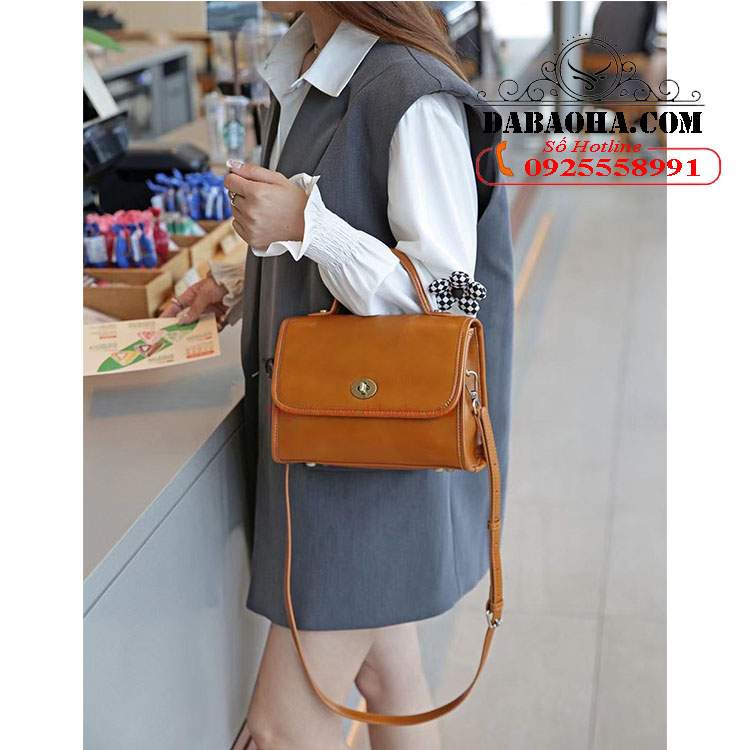 Túi xách nữ đeo chéo da bò cao cấp BHM025 Túi đeo vai nữ