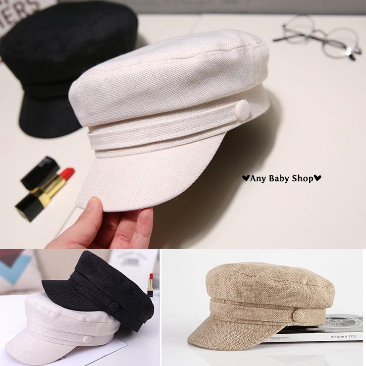 Nón mũ nồi-nón mũ Beret kiểu dáng hải quân thời trang cho nam va nữ đi chơi,du lịch nhiều màu cực sang