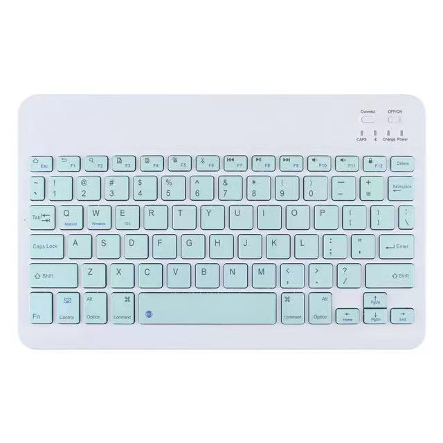 Bàn phím bluetooth không dây mini BK01 7 inch dành cho Android Io.s Windows kiểu dáng nhỏ gọn cực nhẹ, pin dùng lâu hàng nhập khẩu