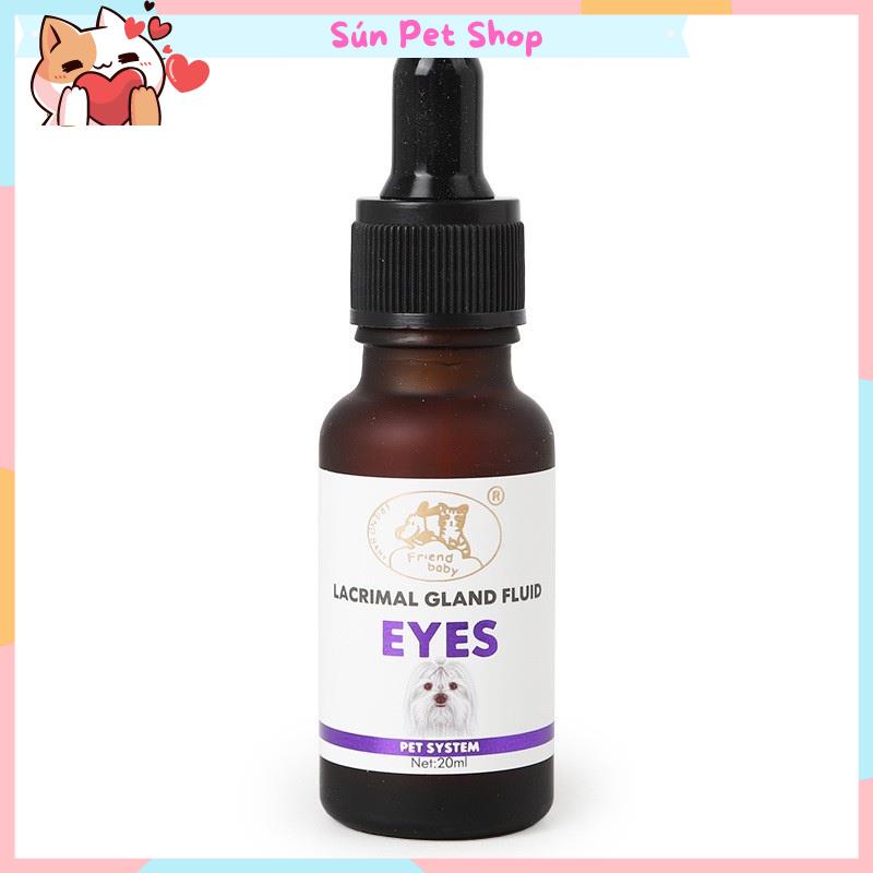 Siro uống chống chảy nước mắt, giảm ố mắt cho chó mèo Lacrimal Gland Fluid Eyes 20ml