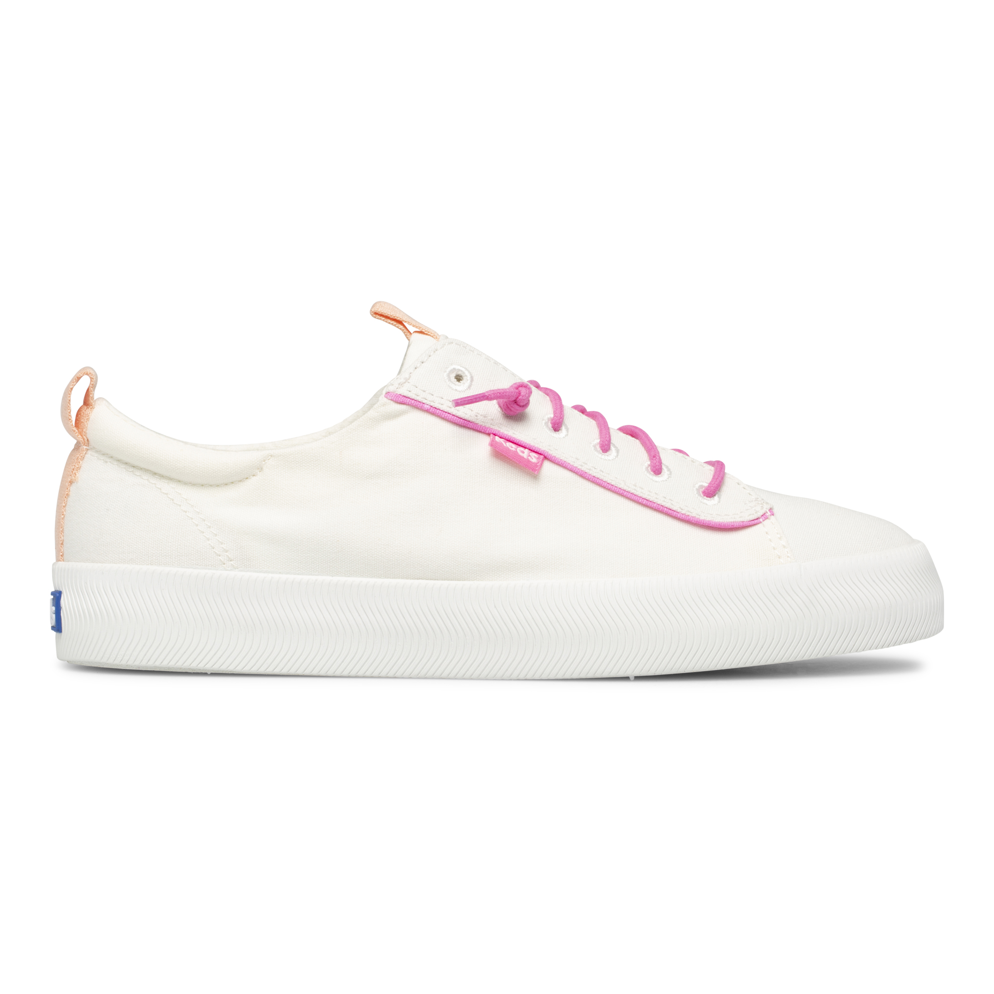 Giày Keds Nữ- Kickback Canvas Pop White- KD065967