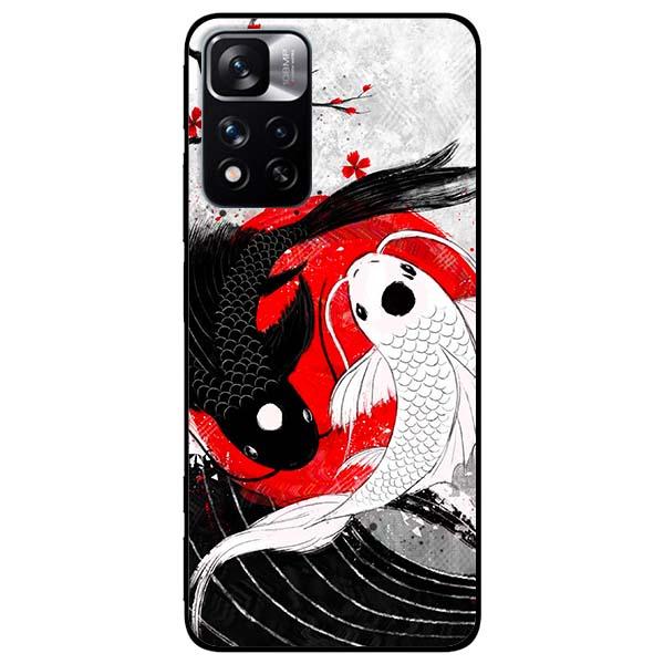 Ốp lưng dành cho Xiaomi Redmi Note 11 5G / Note 11 Pro 5G / Note 11 Pro Plus 5G - Cá Chép Đen Trắng