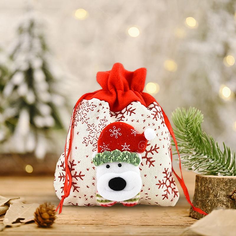 Túi Dây Rút Đựng Quà Giáng Sinh Sáng Tạo