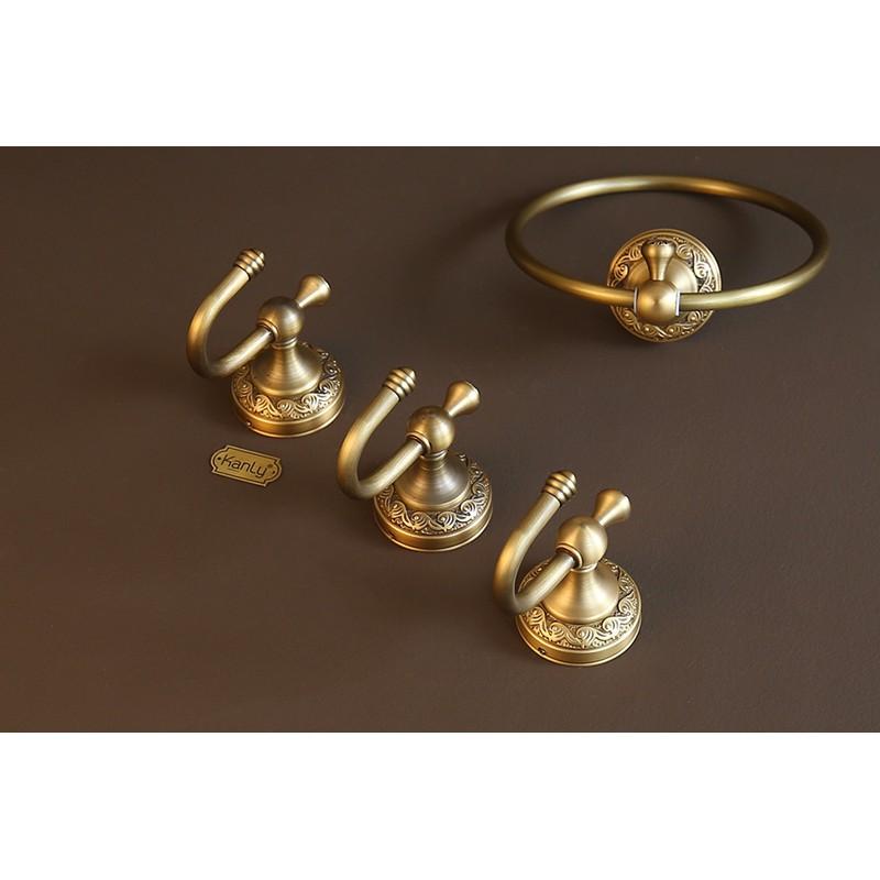 Móc đơn đồng thau đúc GCH01N
