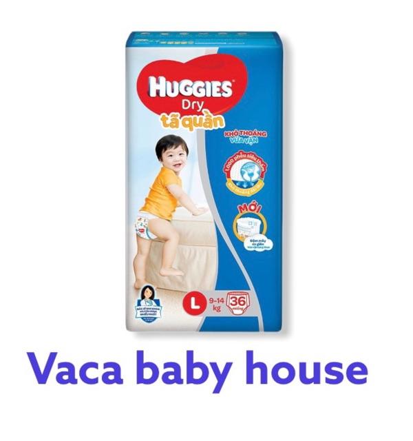 TÃ QUẦN HUGGIES DRY M40/L36/XL32/XXL28