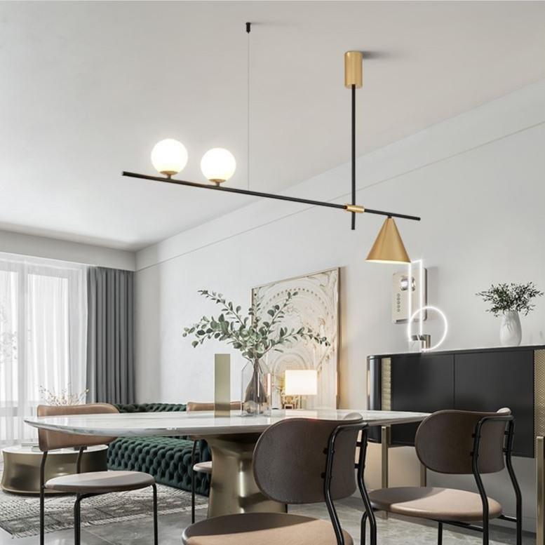 Đèn thả CADIC trang trí nội thất độc đáo, phong cách hiện đại - kèm bóng led chuyên dụng