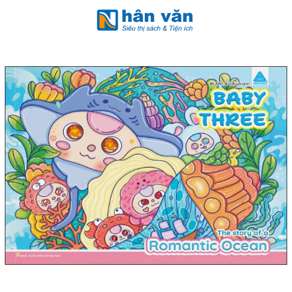 Sách Tô Màu BabyThree - The Story Of A Romantic Ocean
