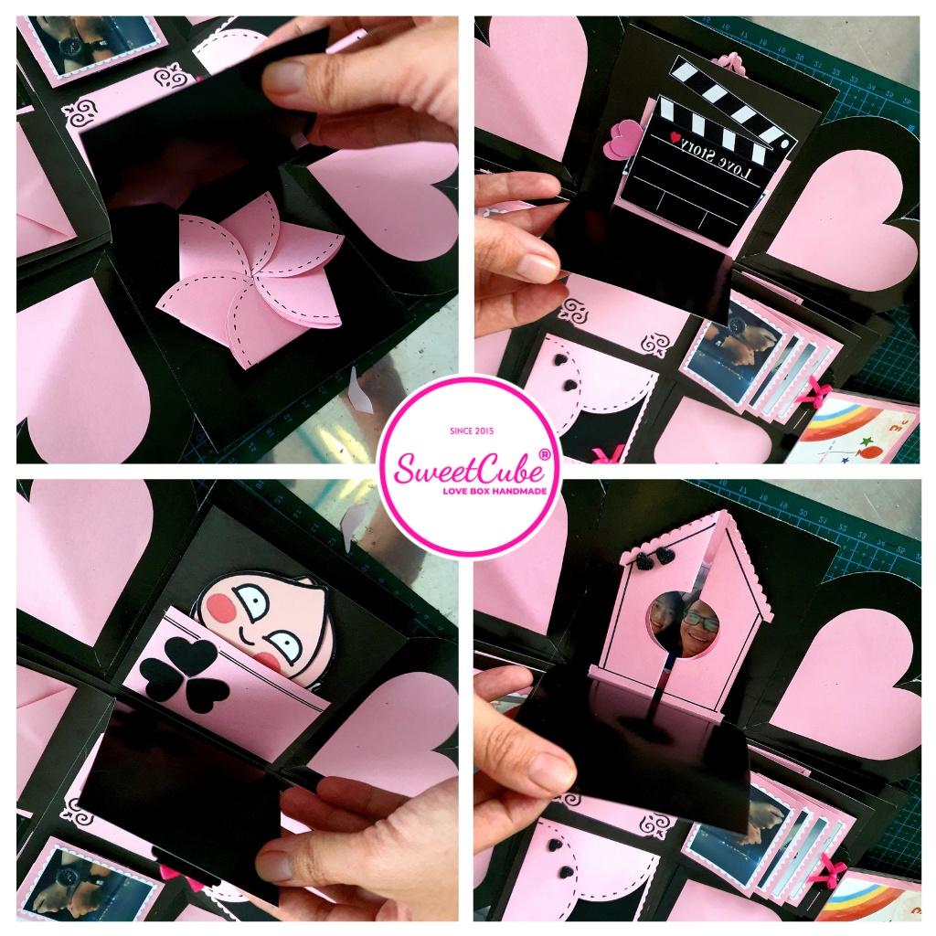 Quà Tặng Sinh Nhật Siêu Cute_SweetCube Love Box (11.5x11.5x11cm) - Sweetcube_Gift