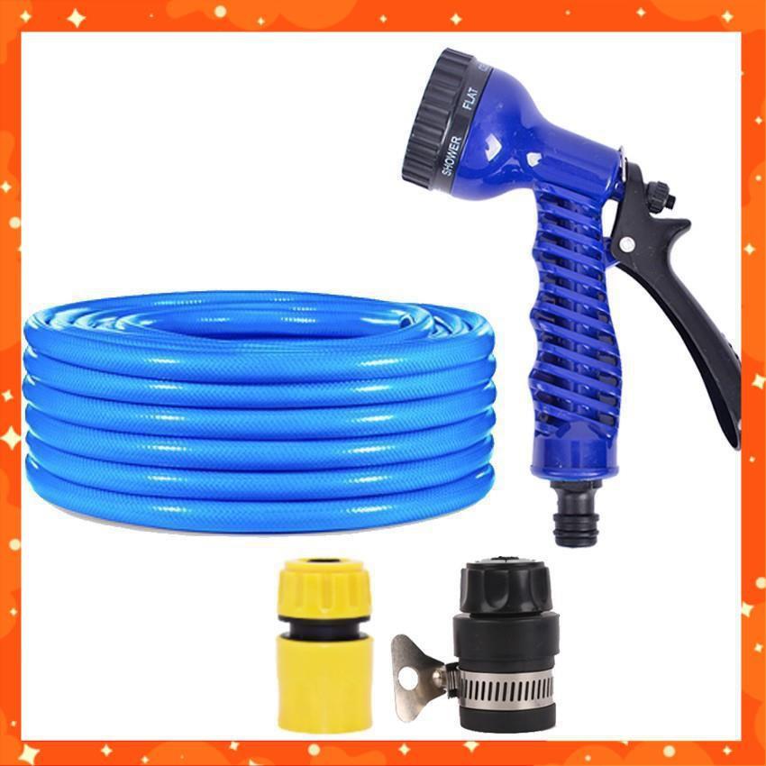 Bộ dây tăng áp 3 lần vòi xịt nước rửa xe, tưới cây loại 3-5m 206843