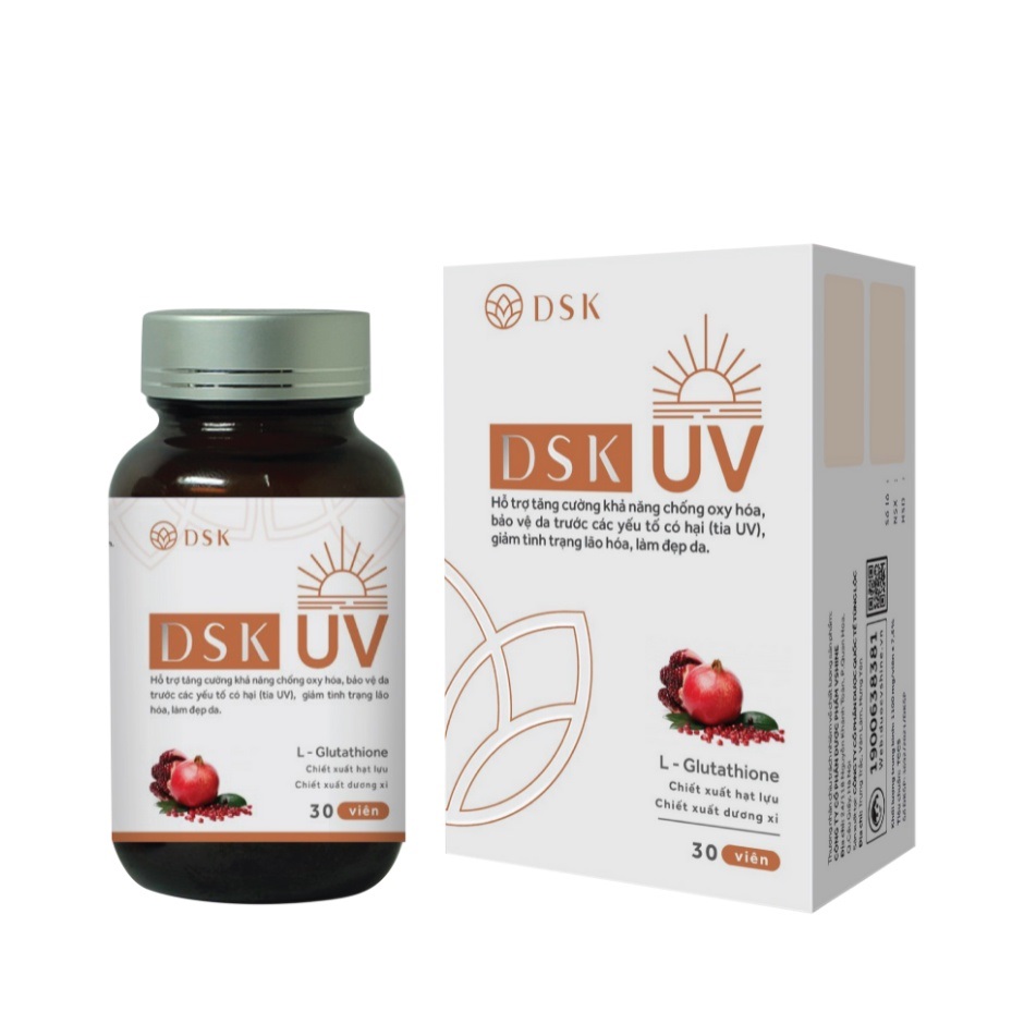 Viên uống chống nắng DSK UV - Vừa chống nắng, vừa sáng da
