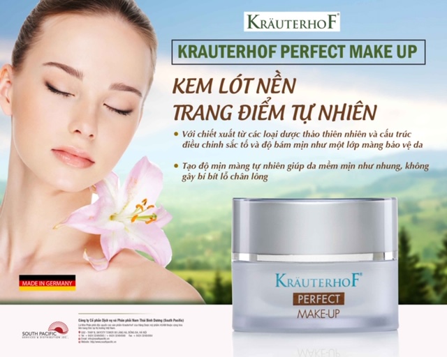 KEM NỀN TRANG ĐIỂM TỰ NHIÊN PERFECT MAKE UP – 50ML