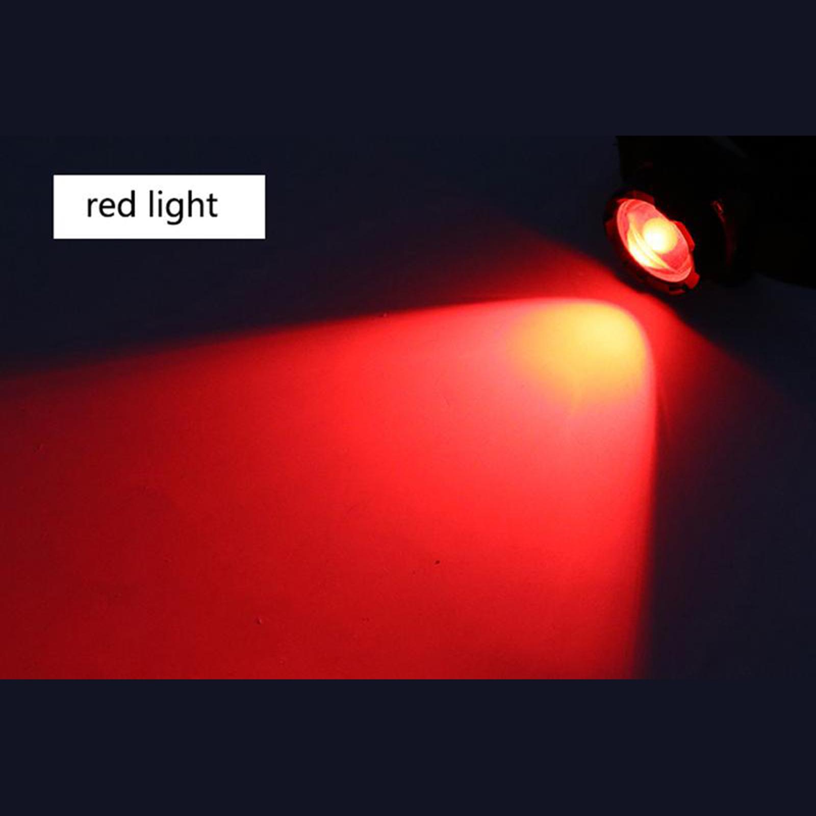 Adjustable Comfortable Headlamp with White Red Lights 3 Modes for Fishing Black