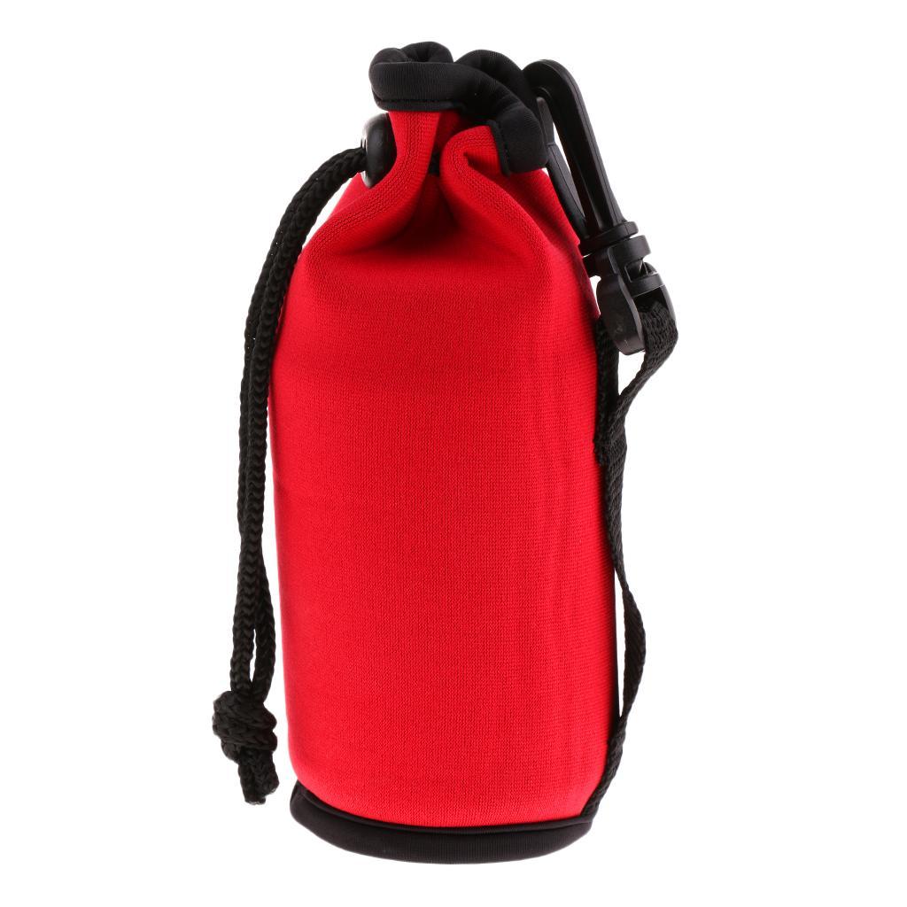 3x 500ml Neoprene Sport Water Bottle Cover Pouch Sleeve Bag Holder Black Blue Red