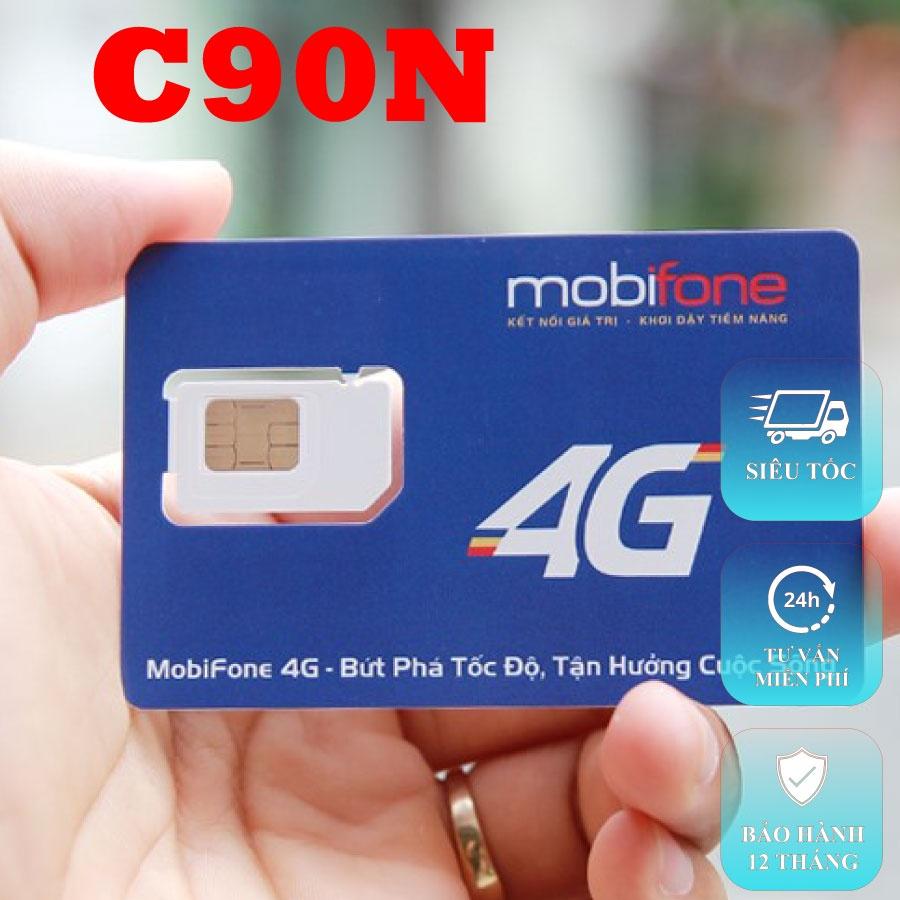 Sim vào mạng 1 năm không phải nạp - C90N Mobifone - hàng chính hãng