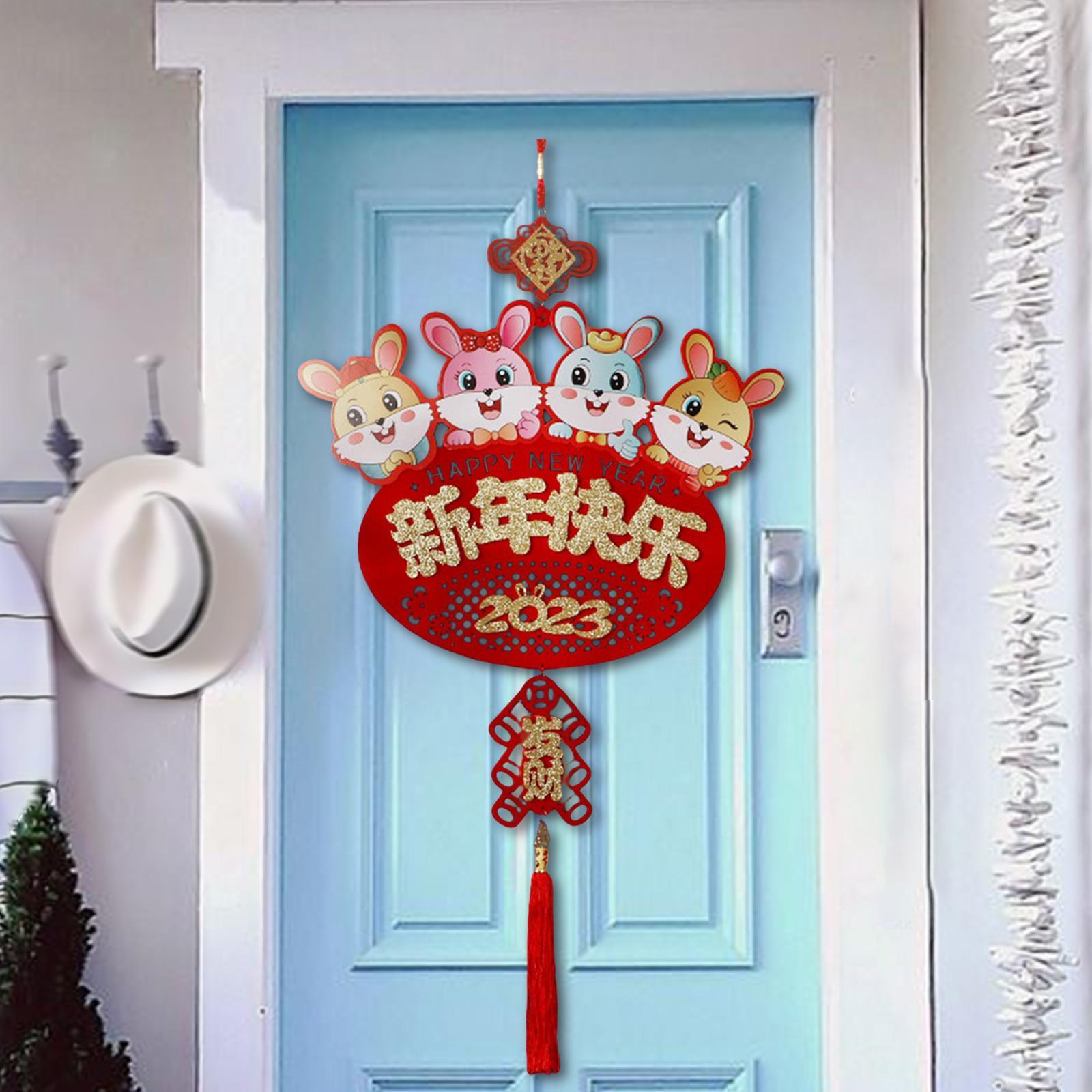 Spring Festival Decor Wall Hanging Pendant Chinese New Year Decorations for Celebration Souvenir